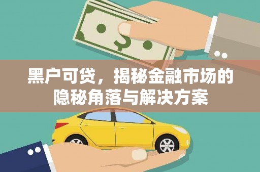 万荣黑户可贷，揭秘金融市场的隐秘角落与解决方案
