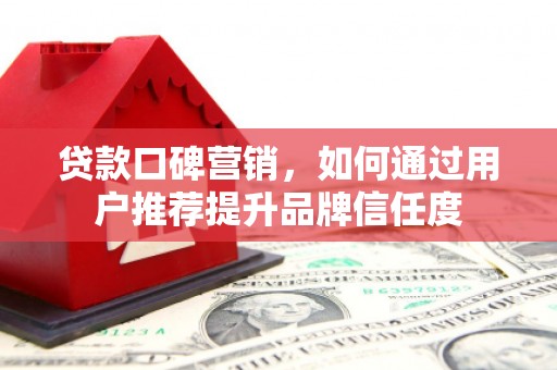 万荣贷款口碑营销，如何通过用户推荐提升品牌信任度