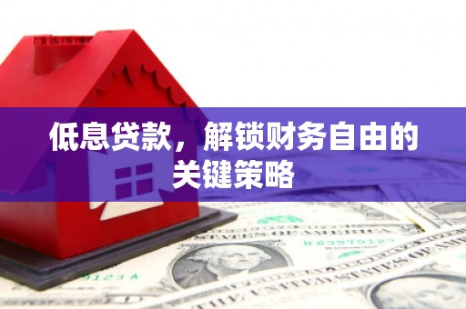 万荣低息贷款，解锁财务自由的关键策略