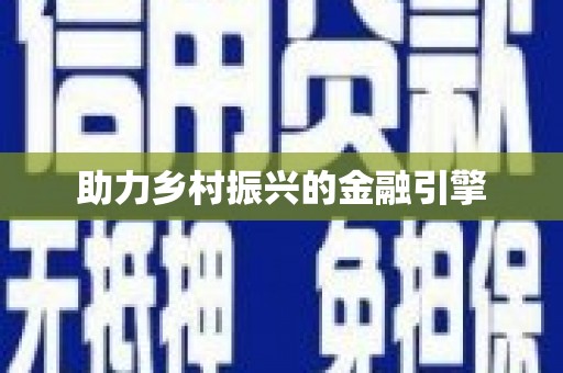 万荣助力乡村振兴的金融引擎