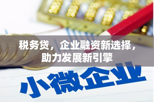万荣税务贷，企业融资新选择，助力发展新引擎