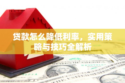 万荣贷款怎么降低利率，实用策略与技巧全解析
